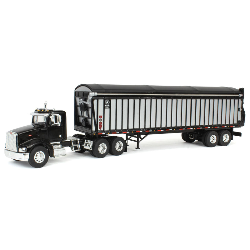 1/64 Peterbilt 385 Semi Truck with Meyer 9140RT Boss Silage Trailer by SpecCast