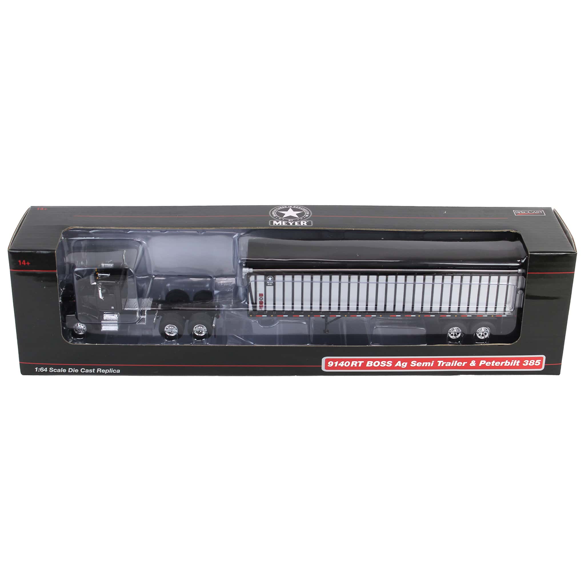 1/64 Peterbilt 385 Semi Truck with Meyer 9140RT Boss Silage