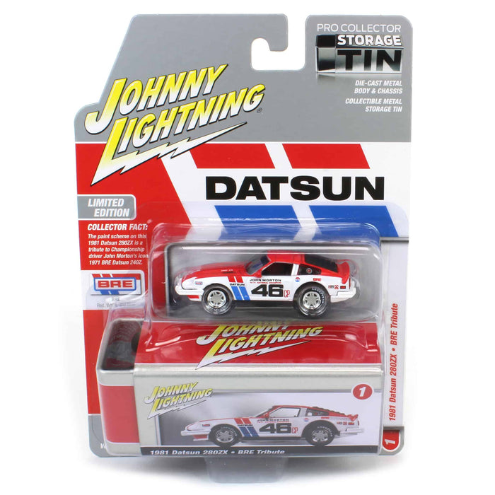 1/64 Johnny Lightning 1981 Datsun 280ZX, BRE Tribute #46