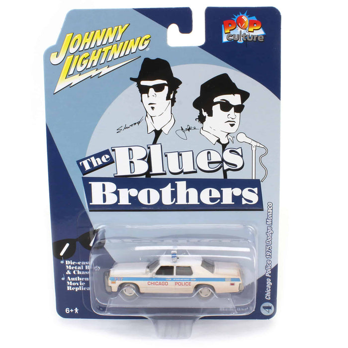 1/64 Auto World 1975 Dodge Monaco Chicago Police Dirty Version, Blues Brothers, Pop Culture