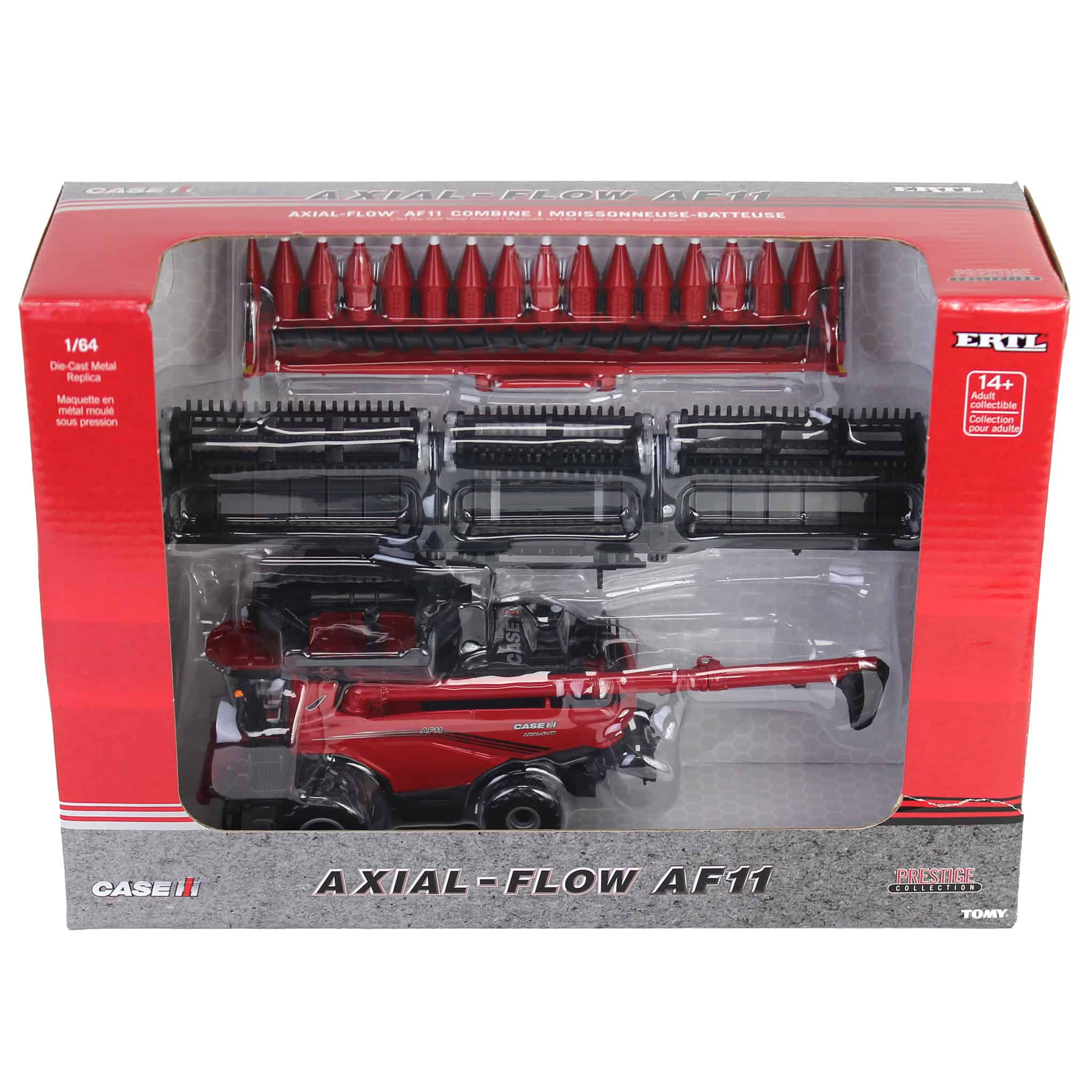 1/64 Case IH Axial-Flow AF11 Combine with Duals, Draper Head