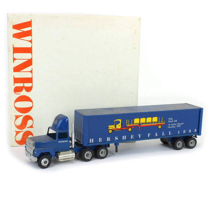 1/64 Winross Hershey Fall 1988 Semi and Box Trailer