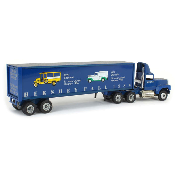 1/64 Winross Hershey Fall 1988 Semi and Box Trailer