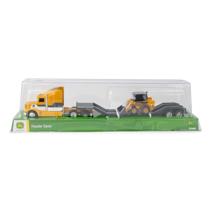 1/64 John Deere Semi with Skid Loader Value Set