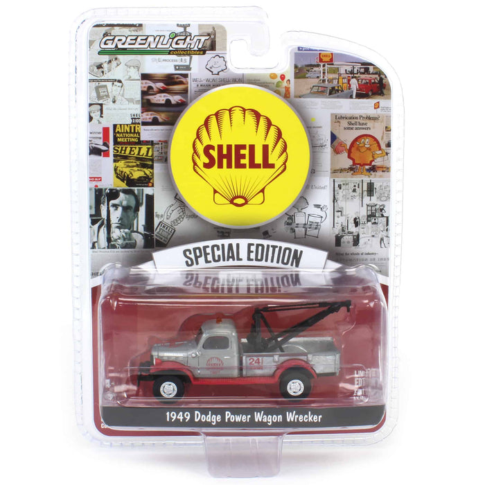 Serial #001 Raw Chase Unit ~ 1/64 1949 Dodge Power Wagon Wrecker, Shell Oil Special Edition Series 2