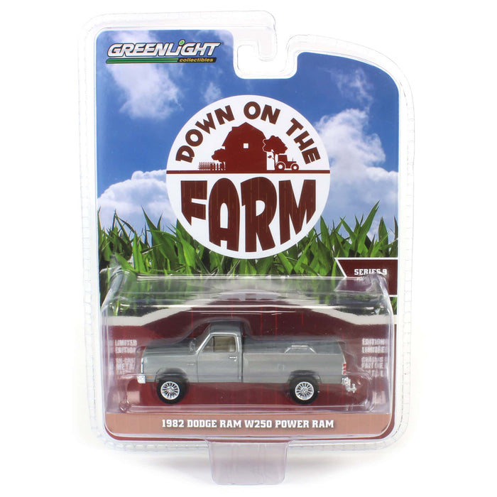 Serial #100 Raw Chase Unit ~ 1/64 1982 Dodge Ram W250 Power Ram, Down on the Farm Series 9