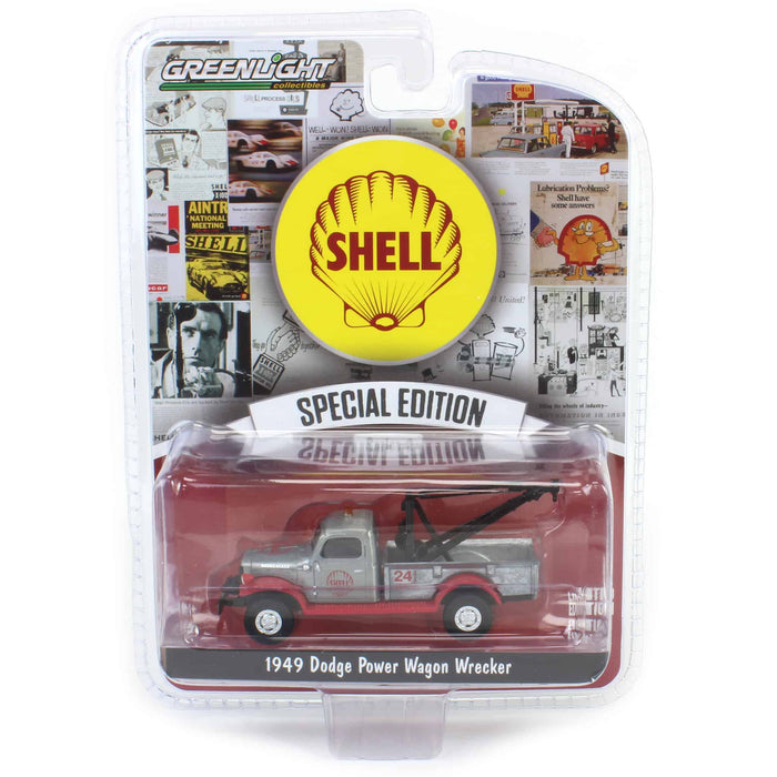 Raw Chase Unit ~ 1/64 1949 Dodge Power Wagon Wrecker, Shell Oil Special Edition Series 2