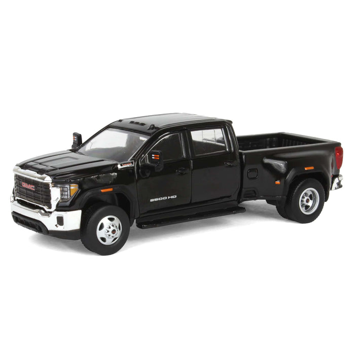 1/64 2022 GMC Sierra 3500HD Pro Dually, Onyx Black, Karson Diecast Exclusive