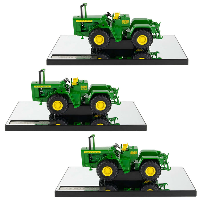 Sealed Case of 3 ~ 1/32 John Deere 8020 Tractor, ERTL 80th Anniversary