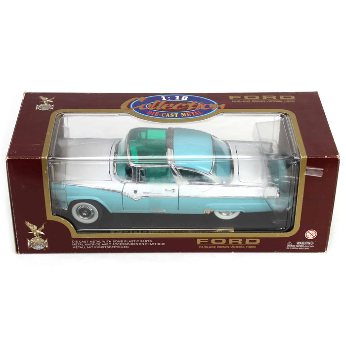 1/18 1955 Blue & White Ford Fairlane Crown Victoria