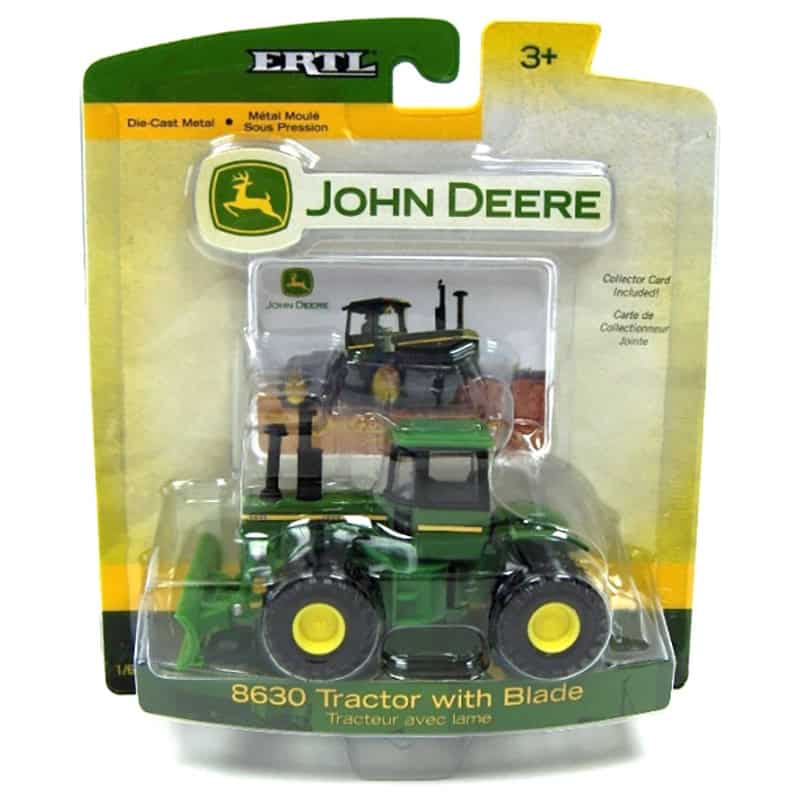 1/64 John Deere 8630 Tractor with Duals and Blade by ERTL