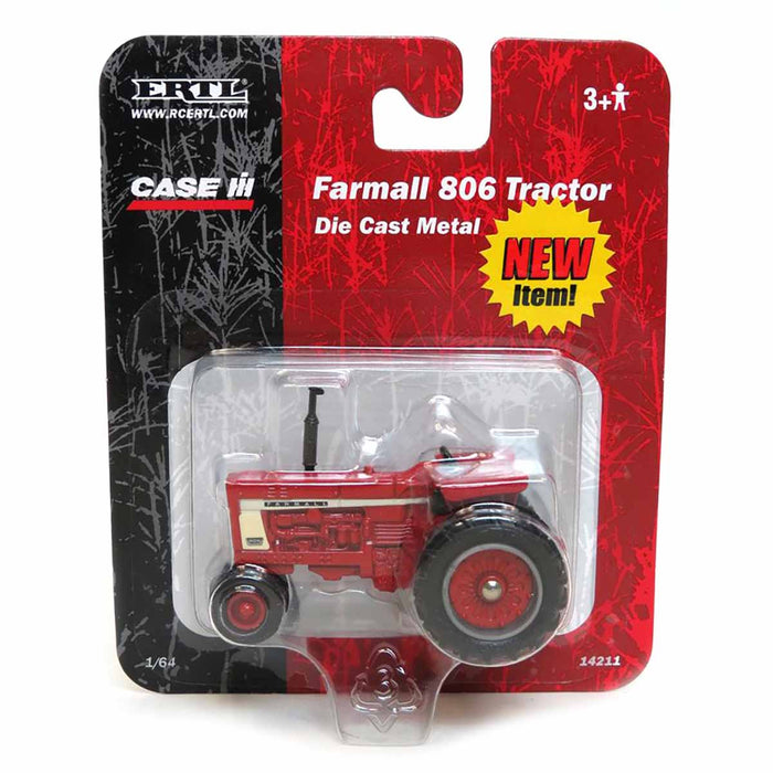 1/64 IH Farmall 806 Narrow Front Tractor