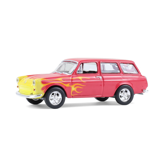 1/64 1963 Volkswagen Type 3 Panel Van, Flames, Club Vee-Dub Series 21