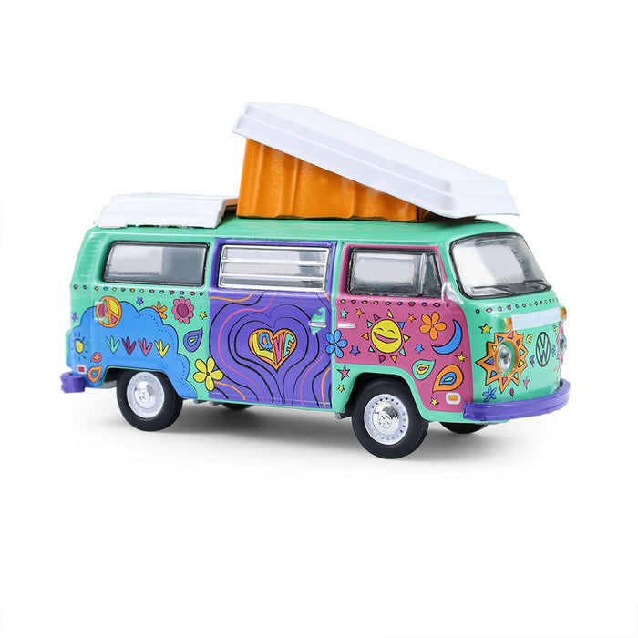 1/64 1973 Volkswagen Type 2 Westfalia Campmobile, Music Festival Van, Club Vee-Dub Series 21