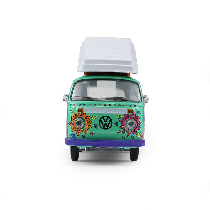 1/64 1973 Volkswagen Type 2 Westfalia Campmobile, Music Festival Van, Club Vee-Dub Series 21