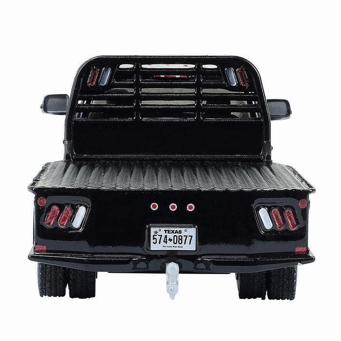 1/64 2023 Ram 3500 Dually Flatbed, Black, Dually Drivers Series 16