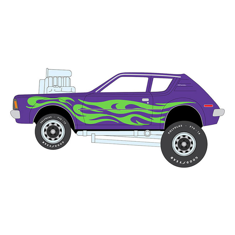 1/64 1971 AMC Gremlin, Metallic Passion Purple, Johnny Lightning Zingers