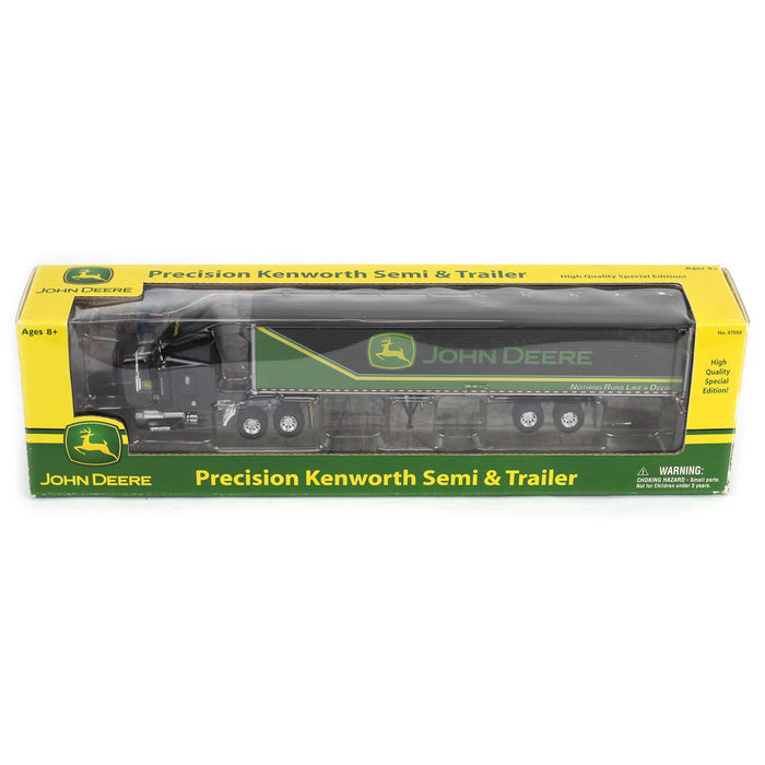 1/64 John Deere "Nothing Runs Like a Deere" Semi and Box Trailer