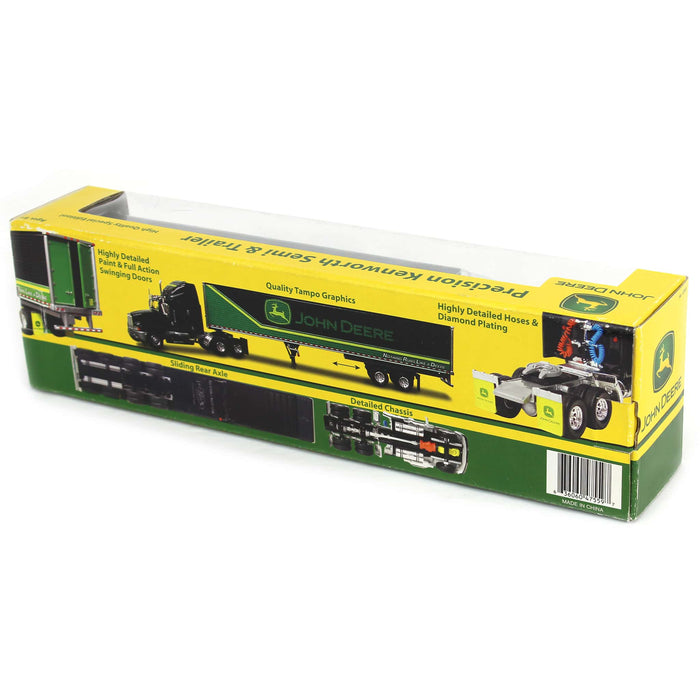 1/64 John Deere "Nothing Runs Like a Deere" Semi and Box Trailer