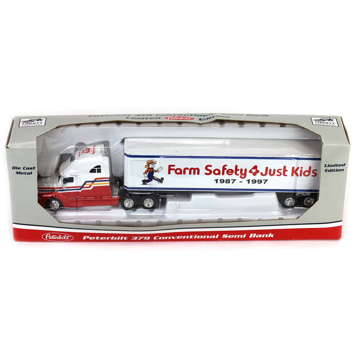 1/64 Peterbilt 379 "Farm Safety 4 Just Kids" Semi Bank