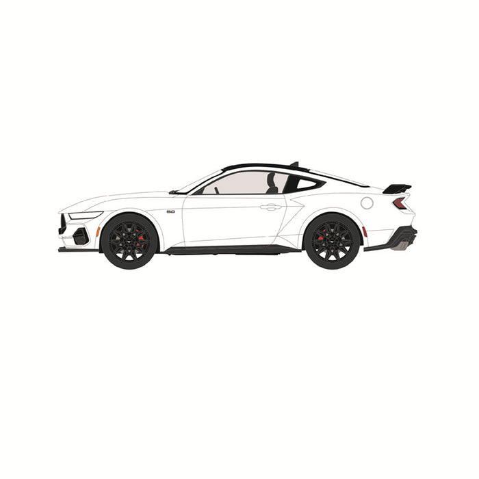 1/64 2024 Ford Mustang, Oxford White, GreenLight Muscle Series 30