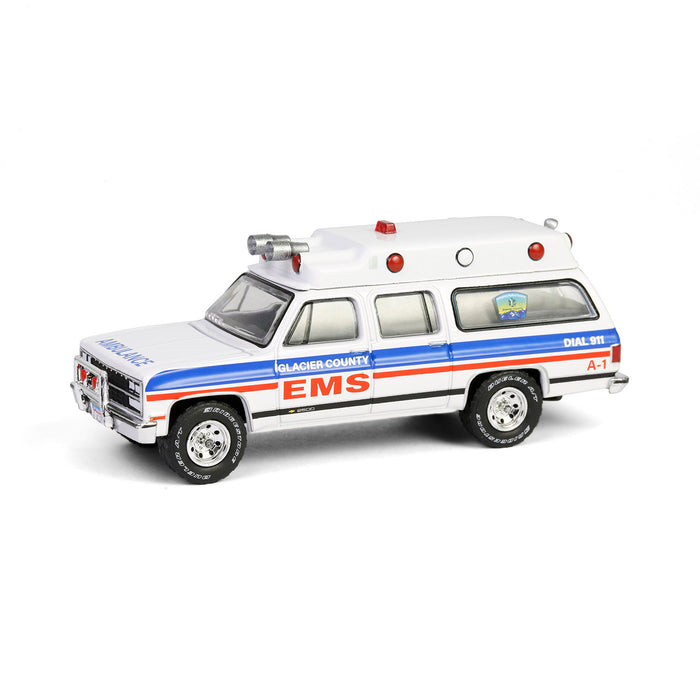 1/64 1991 Chevrolet Suburban Ambulance, Glacier County EMS, First Responders Series 2