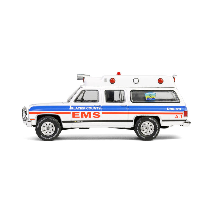 1/64 1991 Chevrolet Suburban Ambulance, Glacier County EMS, First Responders Series 2