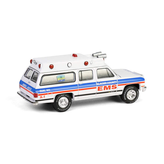 1/64 1991 Chevrolet Suburban Ambulance, Glacier County EMS, First Responders Series 2