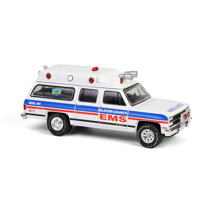 1/64 1991 Chevrolet Suburban Ambulance, Glacier County EMS, First Responders Series 2