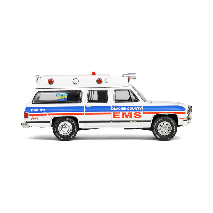 1/64 1991 Chevrolet Suburban Ambulance, Glacier County EMS, First Responders Series 2