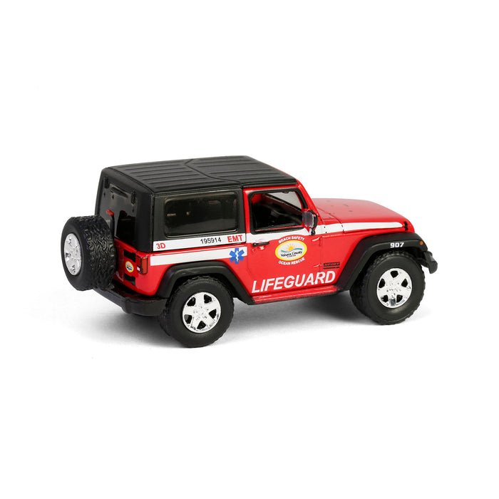 1/64 2011 Jeep Wrangler, Volusia County Florida Beach Safety Ocean Rescue Lifeguard/EMT, First Responders Series 2