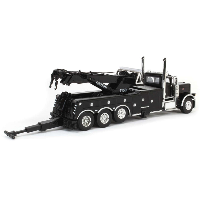 1/64 Black Peterbilt 389 with Century 1150 Rotator Wrecker, DCP by First Gear