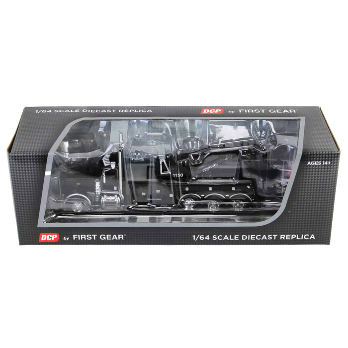 1/64 Black Peterbilt 389 with Century 1150 Rotator Wrecker, DCP by First Gear