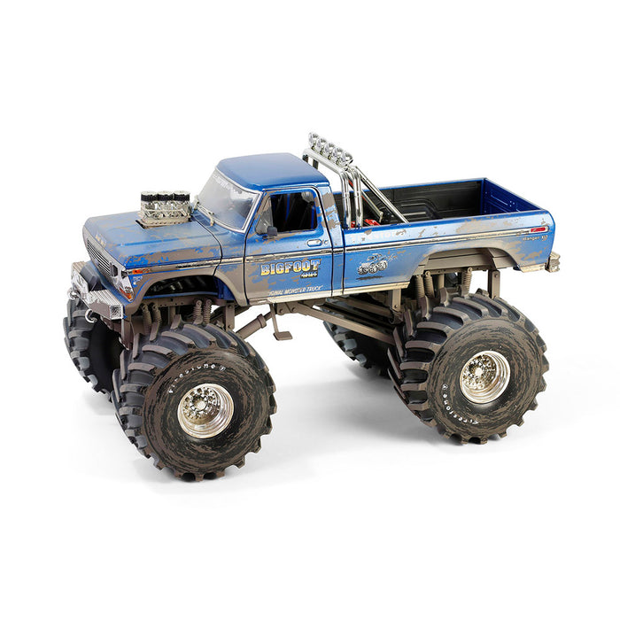 1/18 Kings of Crunch Bigfoot #1, 1974 Ford F-250 Monster Truck with 66-Inch Tires, Dirty Version