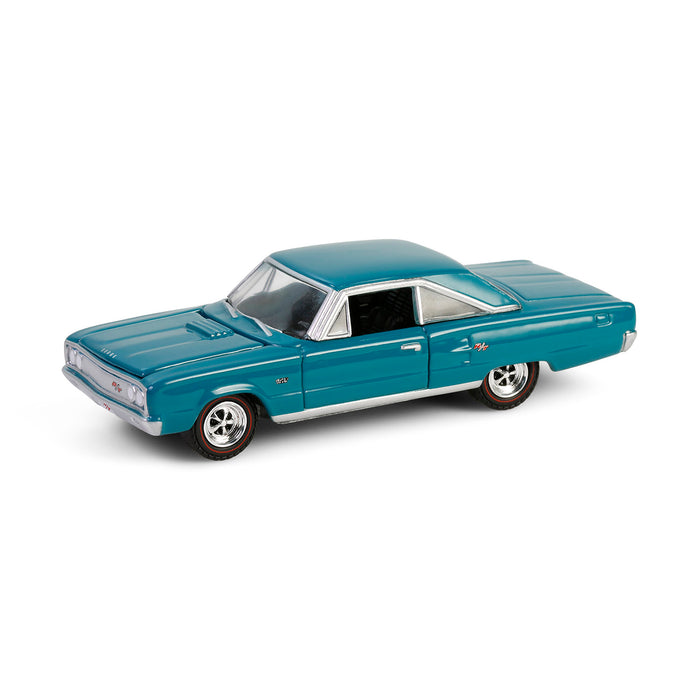 1/64 1967 Dodge Coronet R/T Hemi 60th Anniversary, Medium Turquoise, Anniversary Collection Series 17