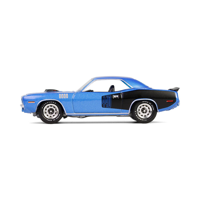 1/64 1971 Plymouth 'Cuda 440 6bbl Shaker, B5 Blue, 'Cuda 60th Anniversary, Anniversary Collection Series 17