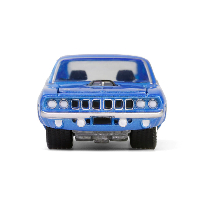 1/64 1971 Plymouth 'Cuda 440 6bbl Shaker, B5 Blue, 'Cuda 60th Anniversary, Anniversary Collection Series 17