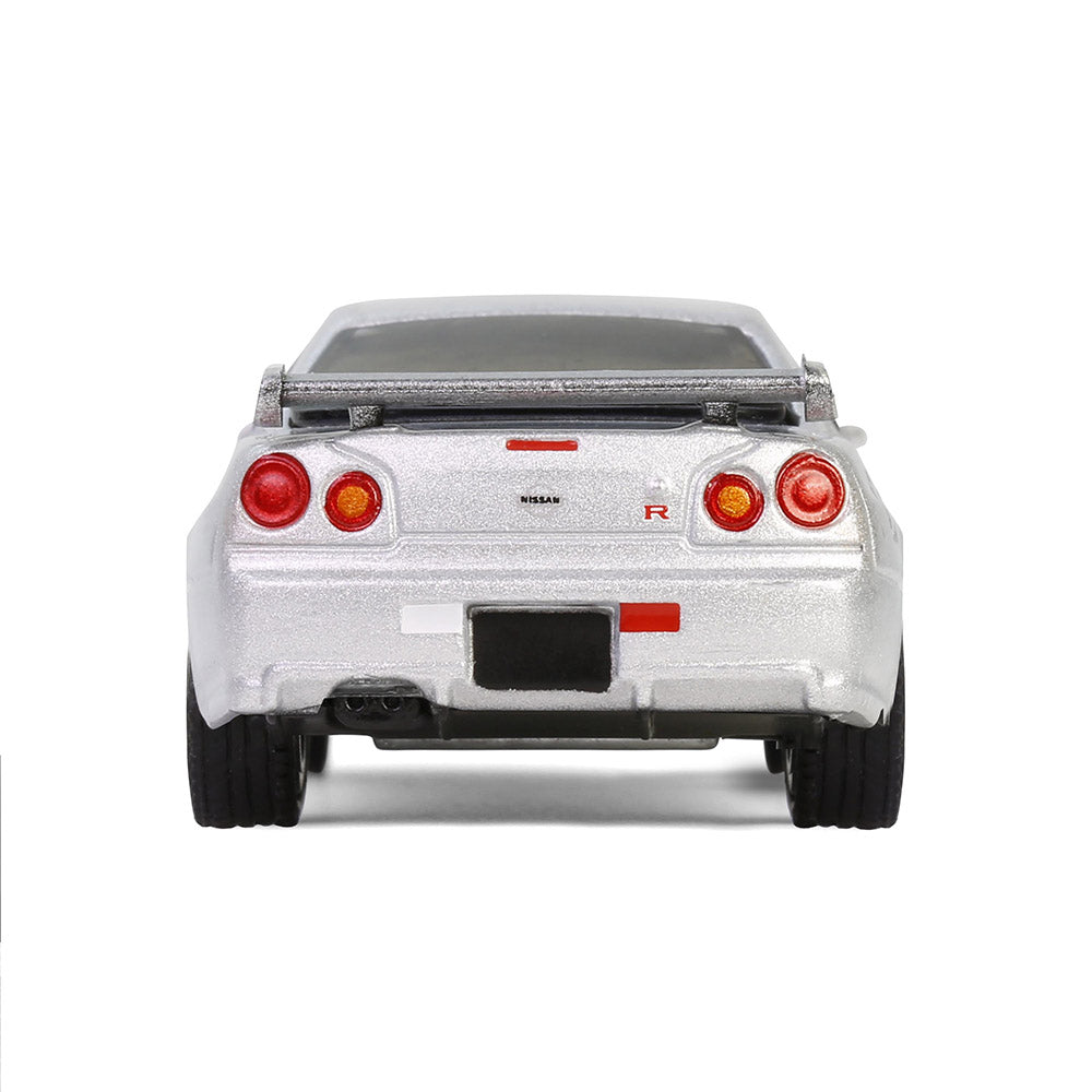 1/64 1999 Nissan Skyline V-Spec R34, Sonic Silver, 25th