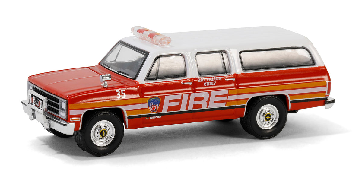 1/64 1991 Chevrolet Suburban, FDNY Battalion Chief, Hobby