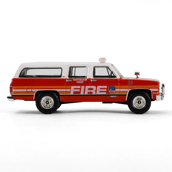 1/64 1991 Chevrolet Suburban, FDNY Battalion Chief, Hobby Exclusive