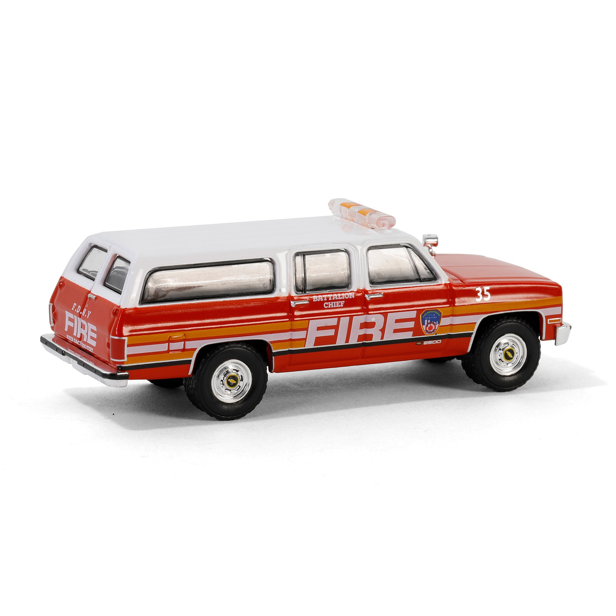 ミニカー MILTON MINI TOYS CHEVROLET FIRE SERVICE 1/64 1991 Chevrolet Suburban, FDNY Battalion Chief, Hobby