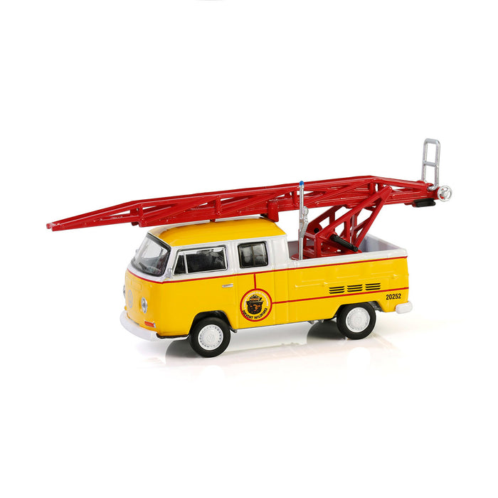 1/64 1968 Volkswagen Type 2 Double Cab Pickup Ladder Truck, Smokey Bear Series 4