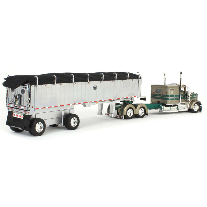 1/64 Kenworth W900L with MAC Dump Trailer, D&D Hauling & Excavating, DCP by First Gear