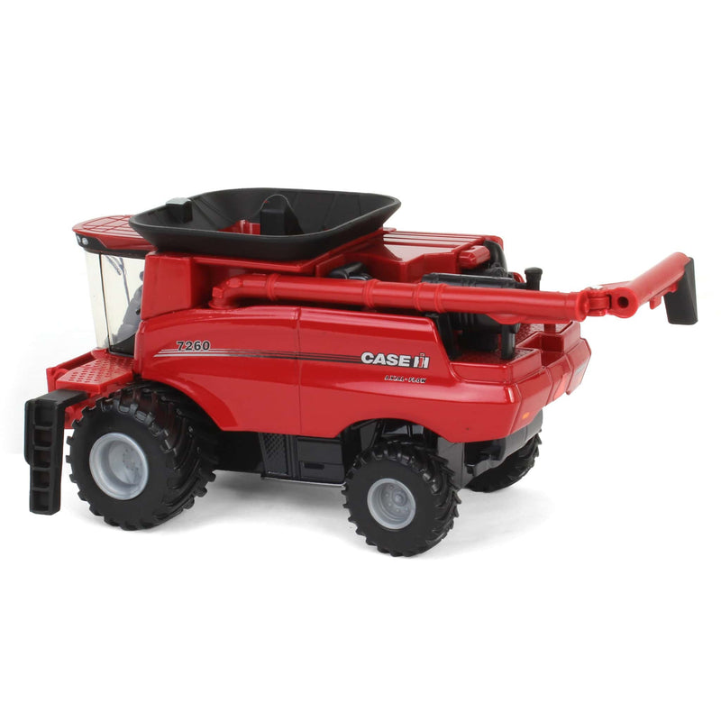 1/64 Case IH Axial-Flow 7260 Combine with Wide Singles, Corn Head & Grain Head by ERTL