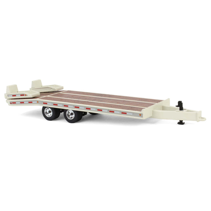 1/64 Beavertail Equipment Trailer, Off White, DCP by First Gear