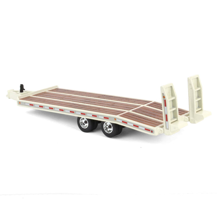 1/64 Beavertail Equipment Trailer, Off White, DCP by First Gear