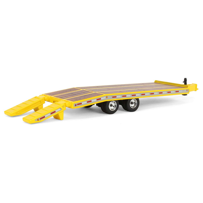 1/64 Beavertail Equipment Trailer, Equipment Yellow, DCP by First Gear