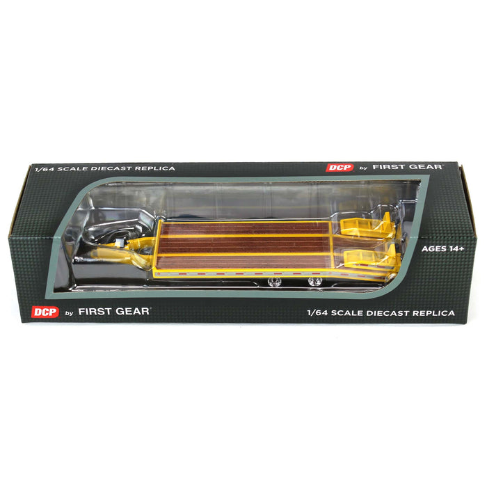 1/64 Beavertail Equipment Trailer, Equipment Yellow, DCP by First Gear