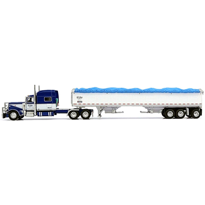 1/64 Peterbilt 389 with 50ft Tri-Axle Grain Trailer, Commemorative Shupe Trucking, DCP by First Gear