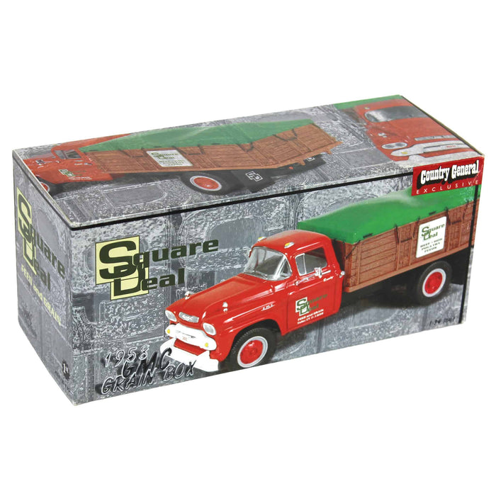 1/34 1958 Square Deal GMC Grain Box Truck by First Gear